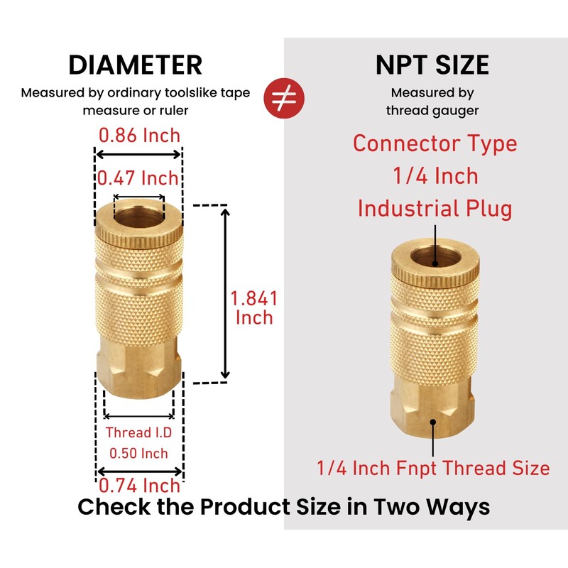 T TANYA HARDWARE Coupler and Plug Kit (28 Piece), Industrial