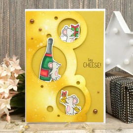 Round Frame Metal Die Cuts, Round Photo Album Frame Metal Cutting Dies Cut Stencils Card Paper Craft DIY Template Metal Cutting Dies Album Embossing Paper Dies for Card Making Scrapbooking