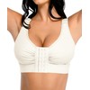 FeelinGirl Post Surgery Compression Bra for Women's Front Closure Bra