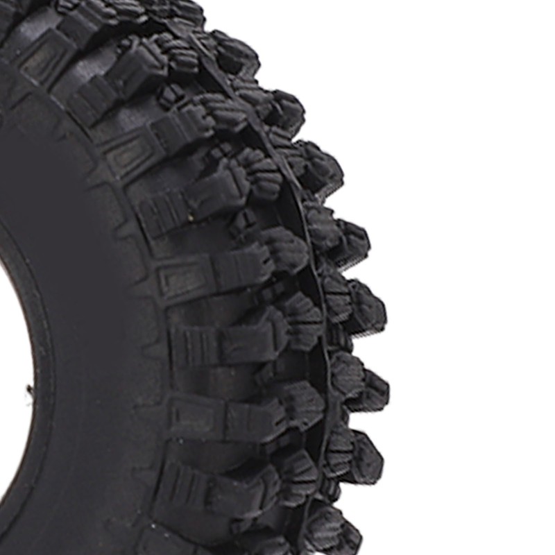 4PCS RC Wheel Tire Rubber Tyre 51mm Diameter for Axial