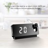 Locadence Projection Alarm Clock, Time Date Temperature Display 180 Degree