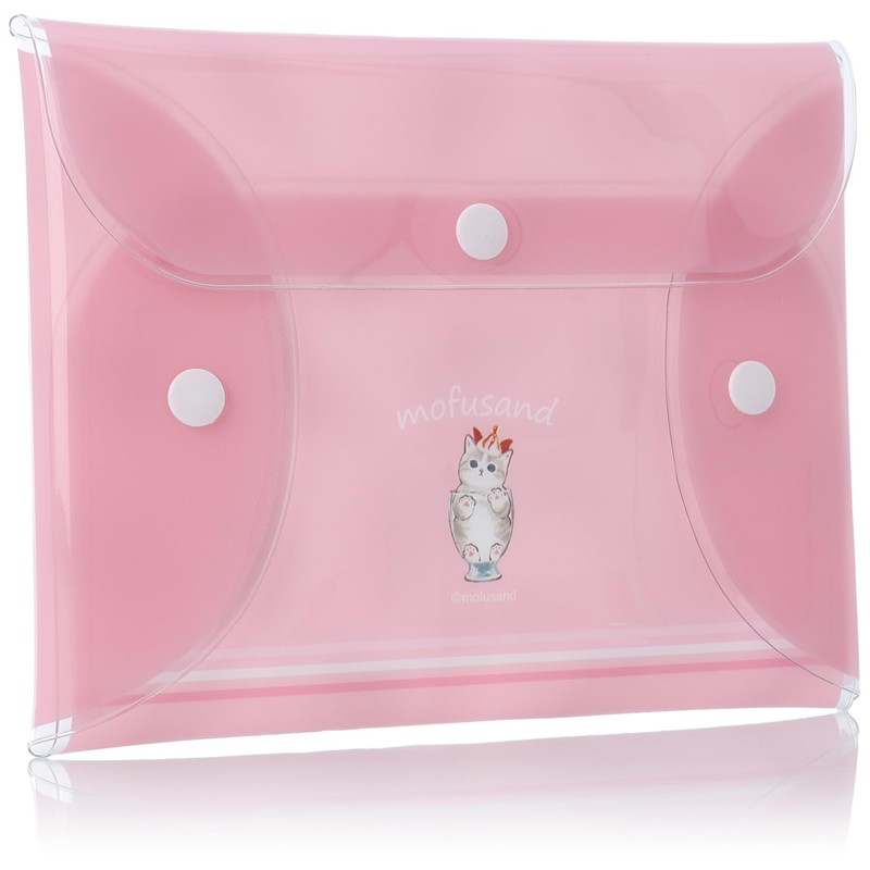 Mofusand0015 Pouch, Small Items, Clear Multi-Case, LL, Cosmetic Pouch, Tools,