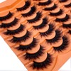 SISIYDY Mink Fluffy Cat Eye Lashes Dramatic Volume Wispy Cat