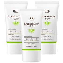 Dr. G Green Mild Up Sun Plus SPF50+ PA++++, 35ml, 3 pcs / 닥터지 그린 마일드 업 선 플러스 SPF50+ PA++++, 35ml, 3개
