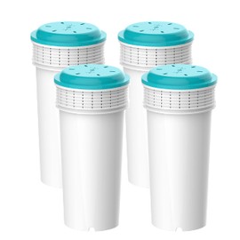 Aqua Crest AQK-C28 Water Filter Cartridges Compatible with Tommee Tippee® Prep Machine, Reduce PFAS, PFOA/PFOS (Pack of 4)