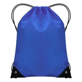 JFmall Drawstring Bag Swim Bag PE Bag for Kids Waterproof Swimming Sports Backpack Drawstring Gym Bag Suitable for School Beach Travel Blue