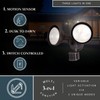 VAXCEL Bronze Motion Sensor Dusk to Dawn Outdoor Security Flood