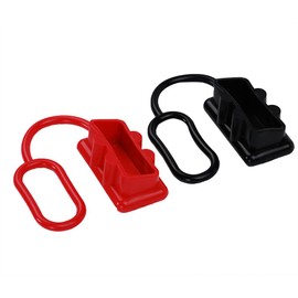 SaferCCTV 2 Pack Battery Quick 350A Connector Dust Cover, Soft Cover, Connector Cover Compatible with 350Amp DC Power Connectors