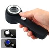 Magnifying Glass Handheld 60X Illuminated Magnifier USB Rechargeable LED Magnifying