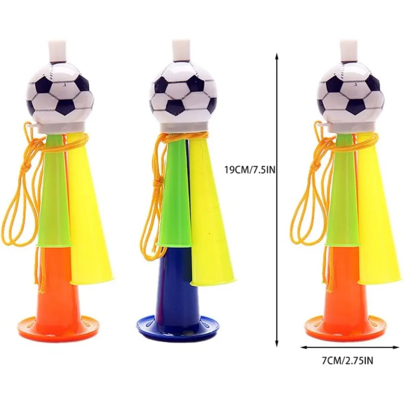 Corneta De Fútbol De 3 Tonos, Para Aliento En La