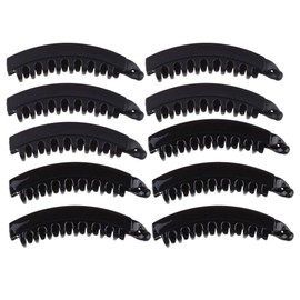 Beaupretty 12 Piezas Clip De Plátano Pinzas De Pelo De Plátano Para Mujer Titular De Clips De Cola De Caballo Pinzas Para El Cabello De Perder Clip De Coreano El Plastico
