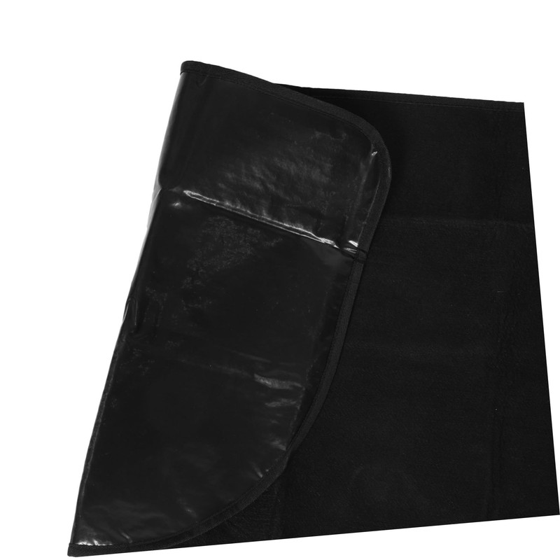 IWOWHERO Fireproof Fireplace Mat Durable Half Floor Protector for Indoor