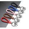 Rockyu Keychain, Men's, Women's, Braided Leather, Car Key Ring, Simple,
