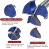 sourcing map Forstner Drill Bit 48mm (1-7/8") Tungsten Carbide 3