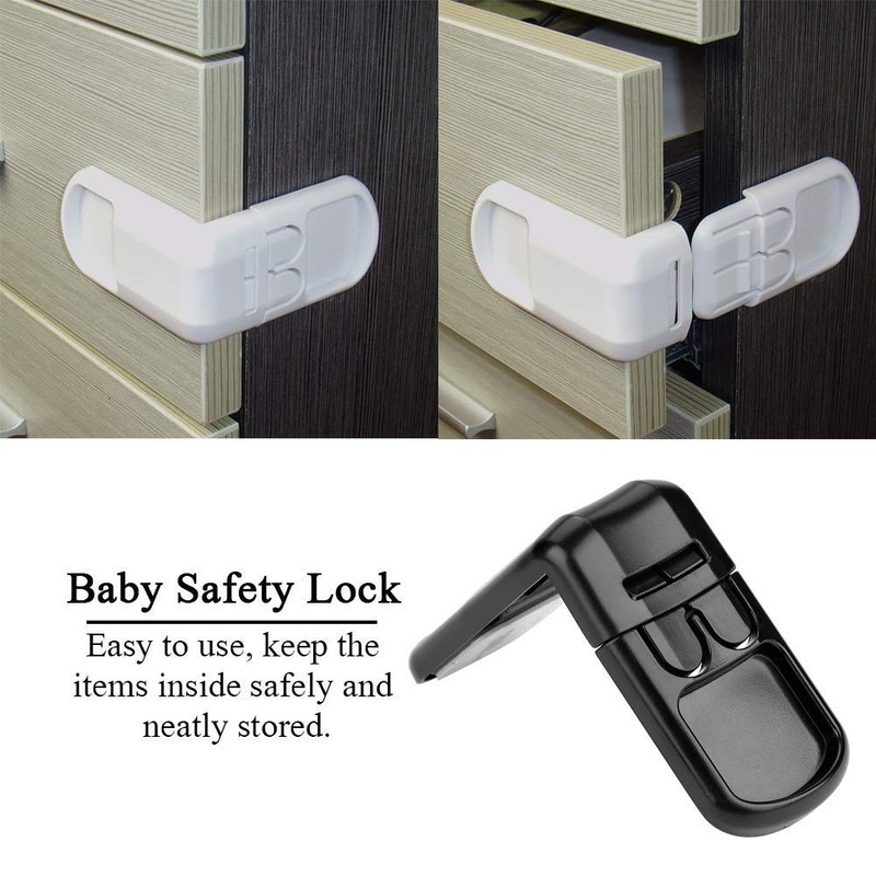5Pcs Baby Safety Locks Child Proof Protect Locks Adjustable Strap
