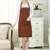 Edhomenn Women Men Fashion Apron Adjustable Solid Color Apron with