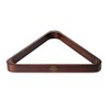 Robertson Triangle for 52.4 mm Balls; Mahogany, Rubber Wood, Robust