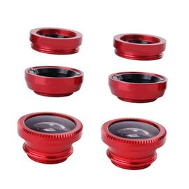 Tofficu 2Sets Smartphone Camera Lens Kit Fisheye Wide Angle Macro Lens for Stunning Photos Compatible with Smartphones Travel