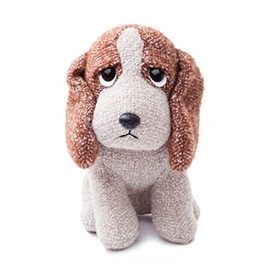 Aurora World Fabbies Basset Hound Plush Toy (Small, Brown/Light Brown/White)