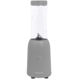 Yamazen YMF-280(GY) Tumbler, Mixer, Juicer, 9.5 fl oz (280 ml), Small, Smoothie (with lid/case), Gray