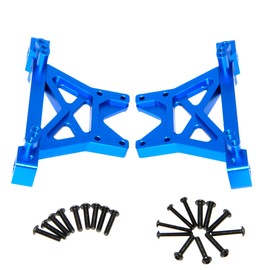Front Rear Shock Tower Shock Mounts #4917R Compatible with Traxxas 1/10 E-Maxx T-Maxx RC Car Upgraded Parts(Blue)