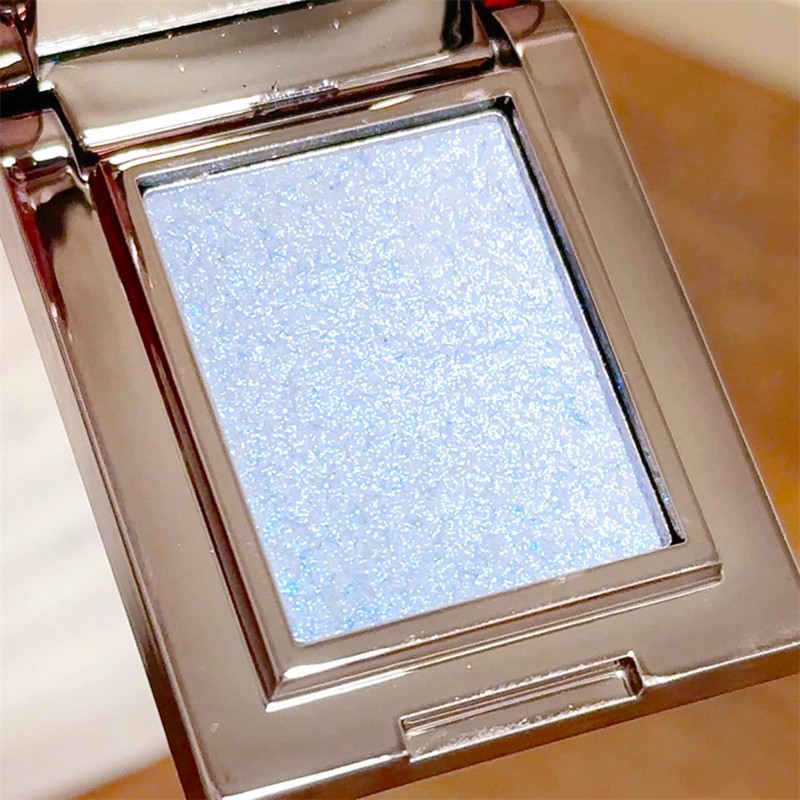 Pearlescent Ice Blue Glitter Eyeshadow - High Pigmented Cold Tone