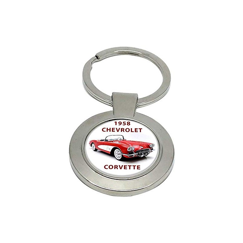 Giftshop UK 1958 Corvette Car Key Ring
