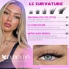 EYDEVRO Fairy Lash Clusters Natural Wispy Cluster Eyelash Extensions LC
