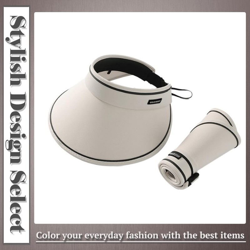 One Limitation CP183 Women's Visor, Folding, Plain, Hat, Sports, Outdoors,