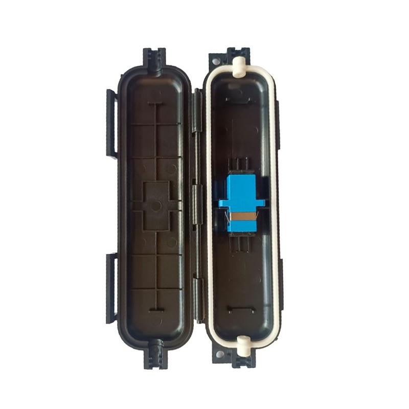 Optical Fiber Waterproof Connection Box FTTH Drop Cable Protection Box