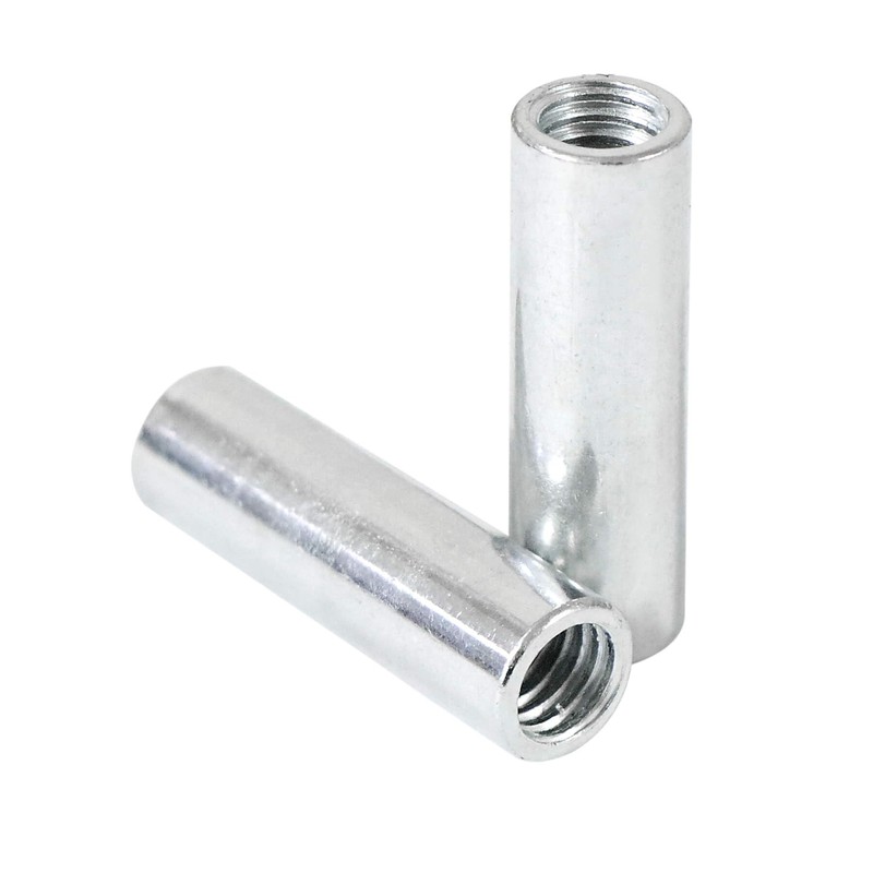 NIDAYE 20 Packs 1/4"-20 Round Rod Coupling Nuts, UNC Threaded