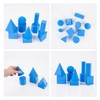 DOHE Educa Geometric Figures for Children, 10 Blue Geometric Shapes