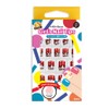 Withshan Children's Girls Nail Tips, 12 Booms, 1 Piece / 위드샨 어린이 걸즈 네일 팁, 12 붐, 1개