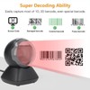 Desktop Barcode Scanner USB Wired QR Code Scanner for Supermarket