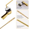 Hibbent 2 Pack Universal Front Mount Toilet Handle Tank Flush