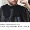 Short Length Hair Cutting Cape Waterproof Silicone Barber Hair Cape