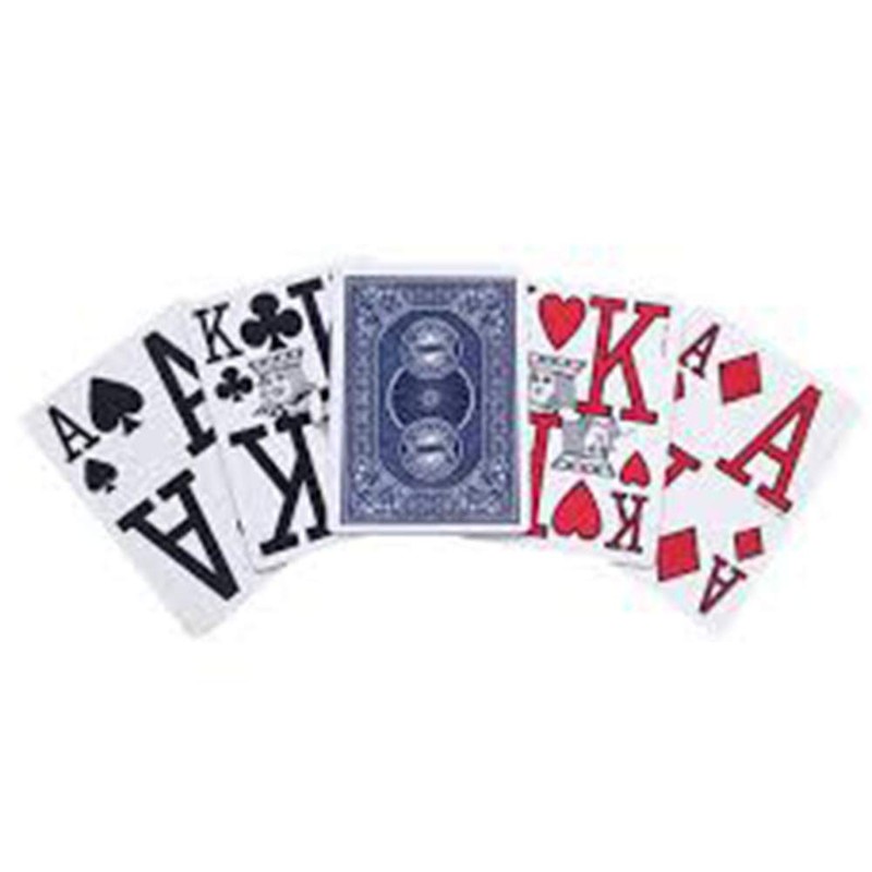Bicycle Large Print Bridge Size Playing Cards - Easy-to-Read Deck