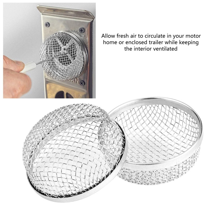 2pcs Stainless Steel Vent Bug Furnace Screen Cover for Camper