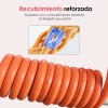 Extensión Eléctrica Uso Rudo Multicontactos 15 Metros 15a Naranja
