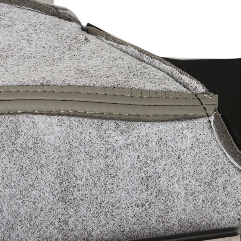 labwork Artificial Leather Driver Side Bottom Seat Cover Gray Replacement
