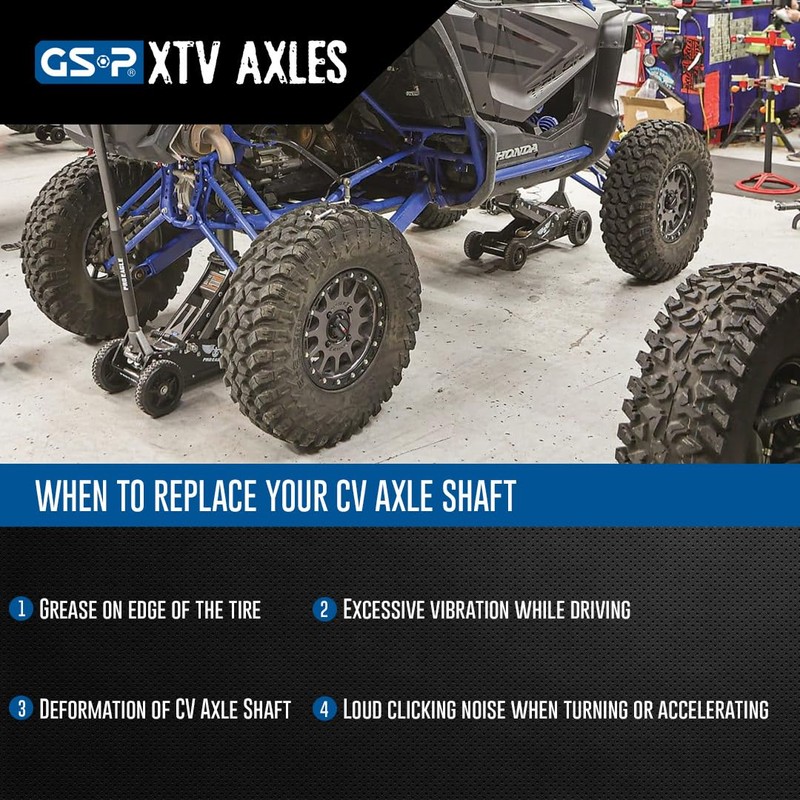 GSP 4178002 CV Axle Assembly - Compatible with Select Hisun