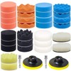 GOH DODD 33 Pieces 4 Inch Buffing Polishing Pads, Car