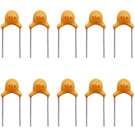 mxuteuk 120PCS 0.1uF 104 100nF Multilayer Monolithic Ceramic Capacitor 5.08mm