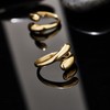 Gold Chunky Rings for Women, 14K Gold Plated Stainless Steel