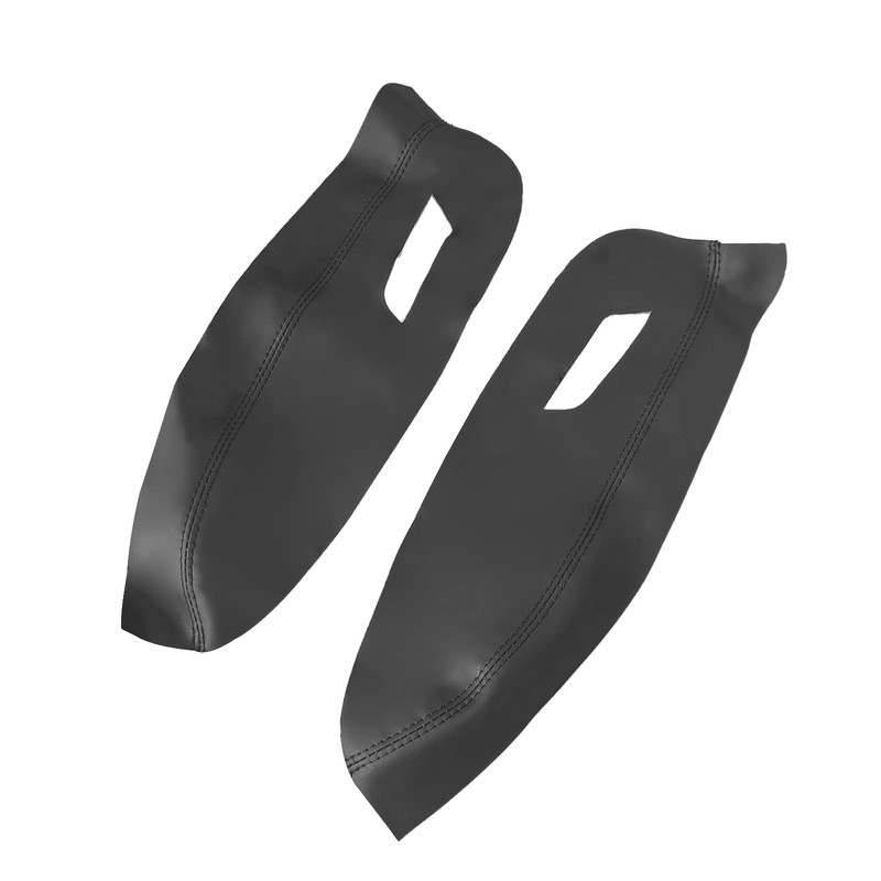 Lskioer Front Door Panel Armrest Cover Pair Black Fits for