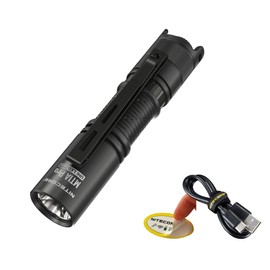 Nitecore MT1A Pro 800 Lumen EDC Flashlight Penlight, Compatible with 1x AA Battery. USB-C Rechargeable Battery, Including NitecoreS Sticker