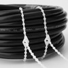 Saisn 100 Pack Beaded Cable Ties Fasteners Adjustable Zip Ties