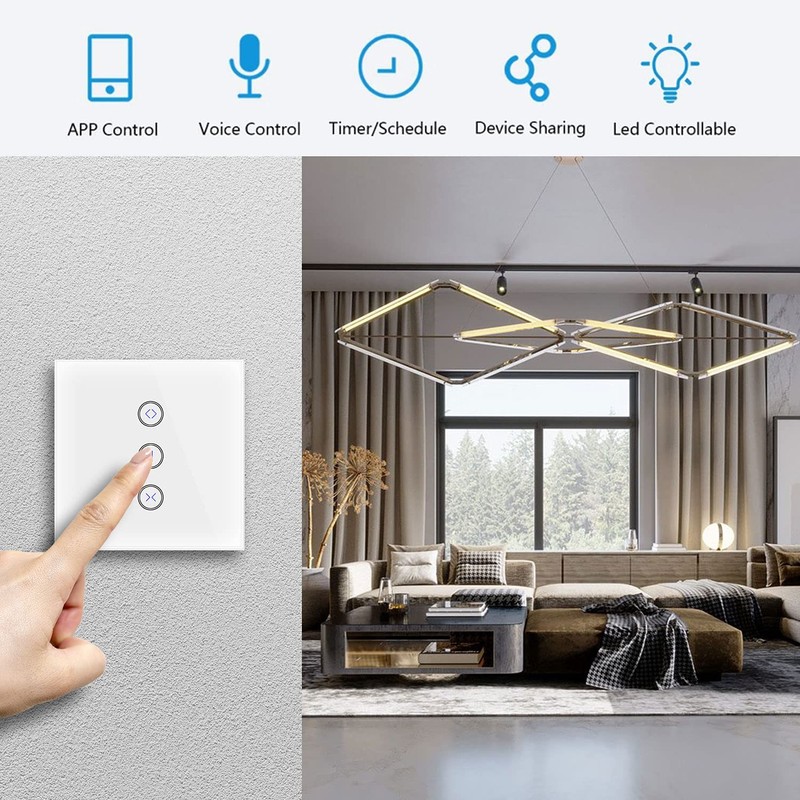 Alexa Roller Shutter Switch, WiFi Roller Shutter Switch, Smart Blinds