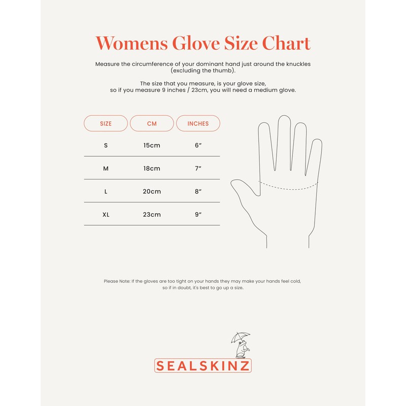 SealSkinz Women's Hoveton Gloves (Pack of 1)