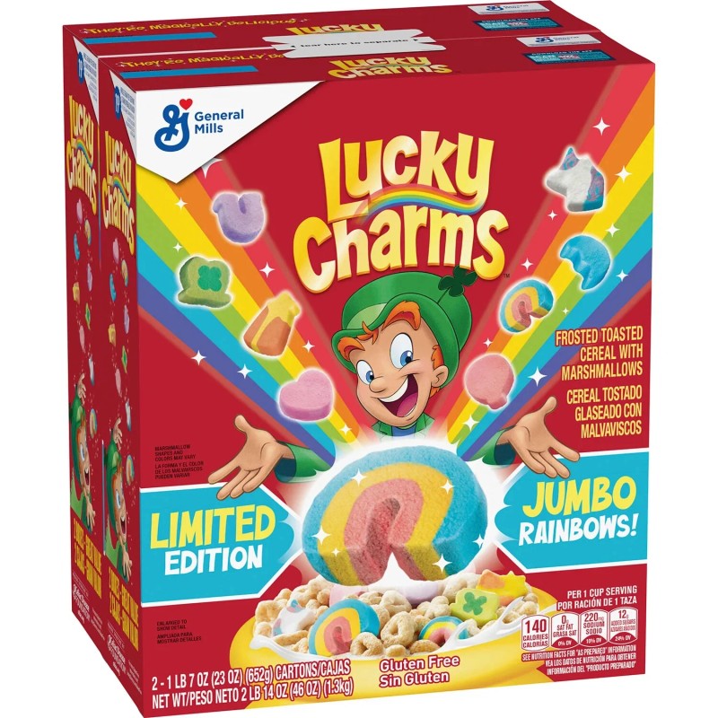 Lucky Charms 4 Pack - Lucky Charms with Marshmallows, 23